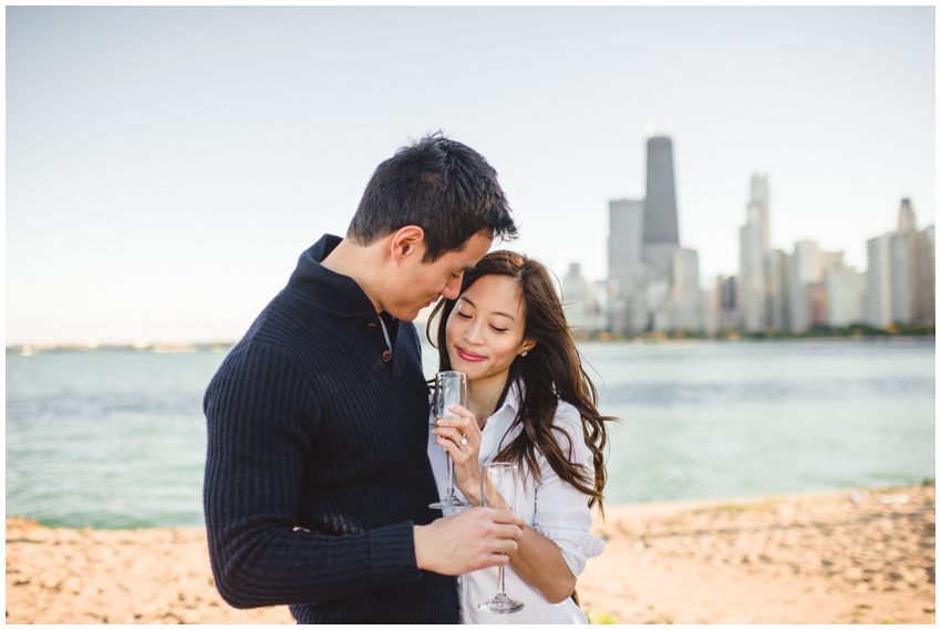 Downtown Chicago Engagement Session by Spindle Photography