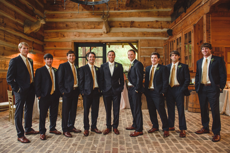 groomsmen with yellow ties // Spindle Photography