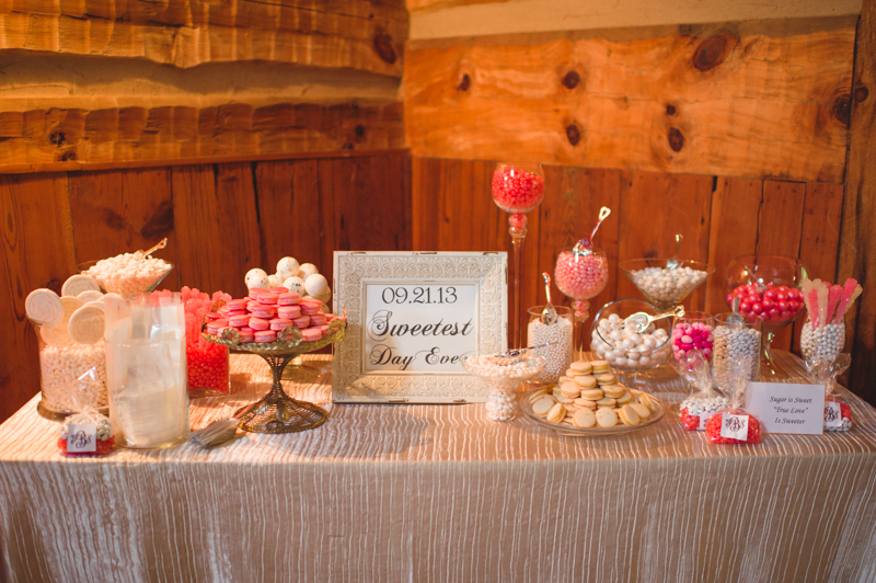 pink candy buffet  // Spindle Photography