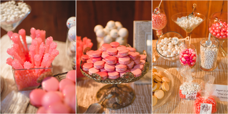 pink candy buffet  // Spindle Photography