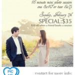 mini LOVE sessions, $35! February 7th