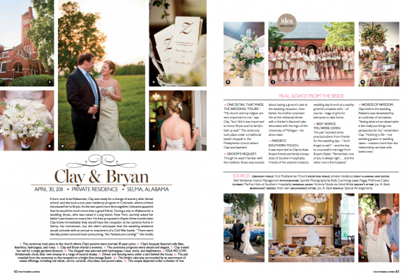 Southern Living Weddings Spread